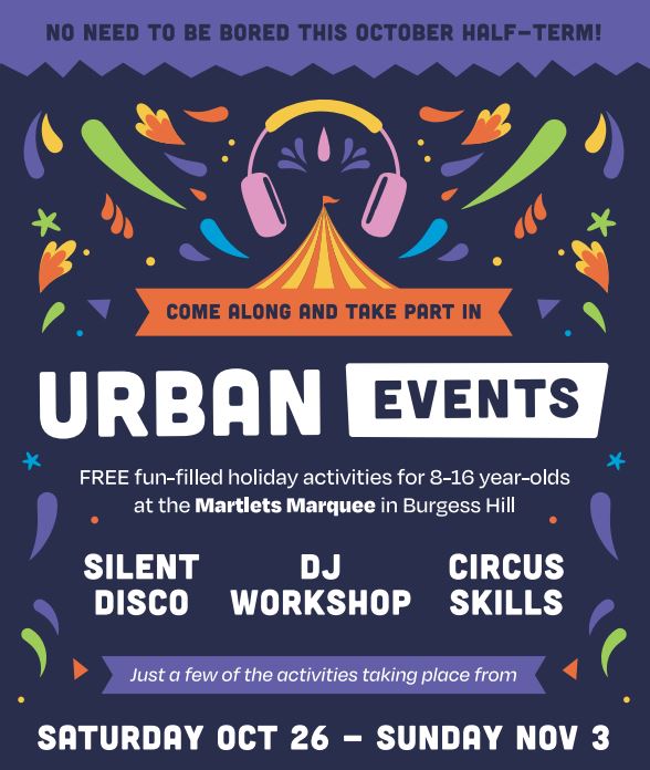 Half Term Fun with Urban Events in Burgess Hill (1)