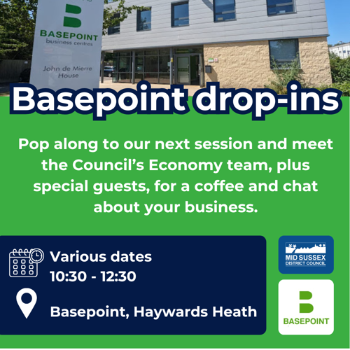 Economy Team drop-in sessions at Basepoint, Haywards Heath